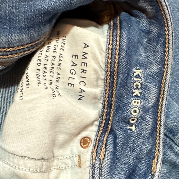 American Eagle Outfitters Classic Blue Boot Cut Jeans - Picture 3 of 8